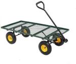 Metal Heavy Duty Folding Steel Outdoor Beach Mesh Garden Tool Cart for Easy