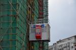 SC300/300 Construction Hoist Elevator , 3000kg/Cage Rack Pinion Hoist