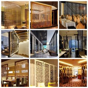 Wholesale OEM / ODM Contemporary Screen Room Divider Portable Divider Panels Fireproof from china suppliers