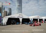 10m 15m Span White PVC Sport Event Tents For Racing