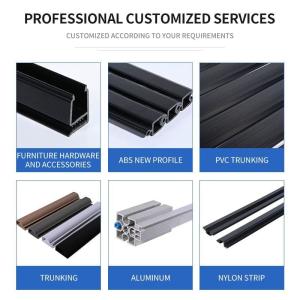 Wholesale White Plastic Edge Trim PVC Strip PC Cover Diffuser Profiles for Alluminum Plastic Sheet from china suppliers