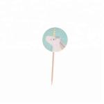 CMYK Printing Baking Cake Birthday Paper Cupcake Topper