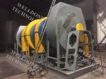 50 / 60Hz Large Scale Rotary Kiln Dryer Gas Heating 70% Drying Efficiency