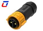 600V 30A M25 Waterproof Male And Female Connectors 2 Pin IP67 Panel Mount