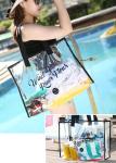 Woman Transparent PVC Bag Shoulder Handle Type For Outdoor Activities
