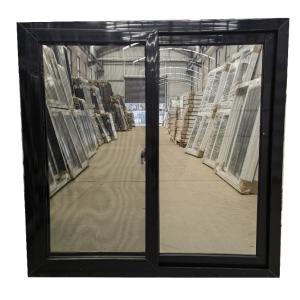 China Aluminum Frame UPVC Slide Window Simple Design For Residential And Commercial Buildings on sale
