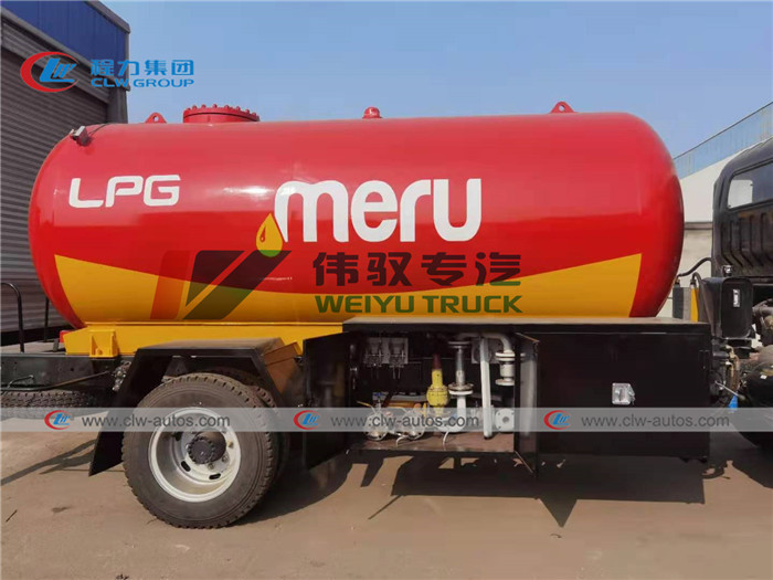 Sinotruk Howo 160HP 10cbm LPG Gas Tanker Truck