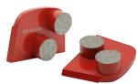 40 Grit Metal Diamond Floor Pads Lavina Grinding Tools For Concrete Or Terrazzo