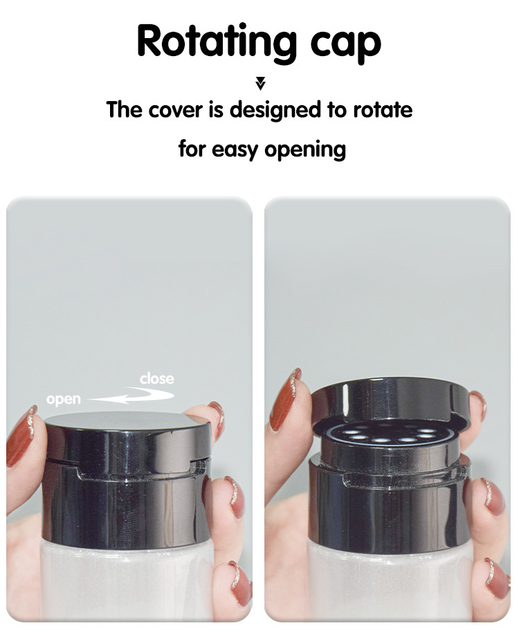 Travel Cosmetic Glitter / Eye Shadow Powder Container Empty Loose Powder Bottle