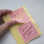 Easy Peel UV Resist Printing Waterproof Durable Vinyl PVC Self-Adhesive Die Cut