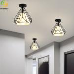 Used For Home/Hotel Hot Sale Nordic Style Black Iron Ceiling Light
