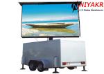 Anti Oxidation P10 Truck Mobile Led Display Full Color 10000 Dots/m2 1280x960 mm