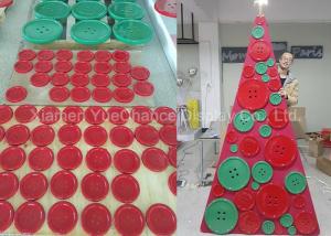Wholesale Simple Style Shop Display Christmas Decorations Xmas Tree Made From Resin Buttons from china suppliers