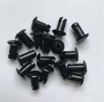 Universal 0.500" BLACK ALUM. QUICK TURN DZUS FASTENERS DOME HEAD BUTTONS/STUDS