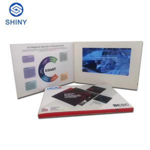 Wholesale OEM Golden Recordable Video Greeting Card CMYK Color from china suppliers
