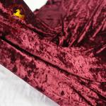 china factory weft knitted velvet/velour/crush velvet for garment and chair