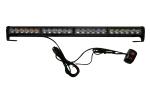 72W 12V Four Color LED Light Bar Flood Spot Combo Waterproof Driving Lights Off