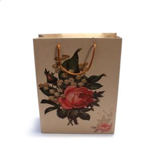 Wholesale Custom Logo Printing Gift Paper Bags With Handles Simple Modern Style from china suppliers