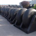 Heavy Duty Roller Dock Bumpers For Boats Nitrile Rubber Material