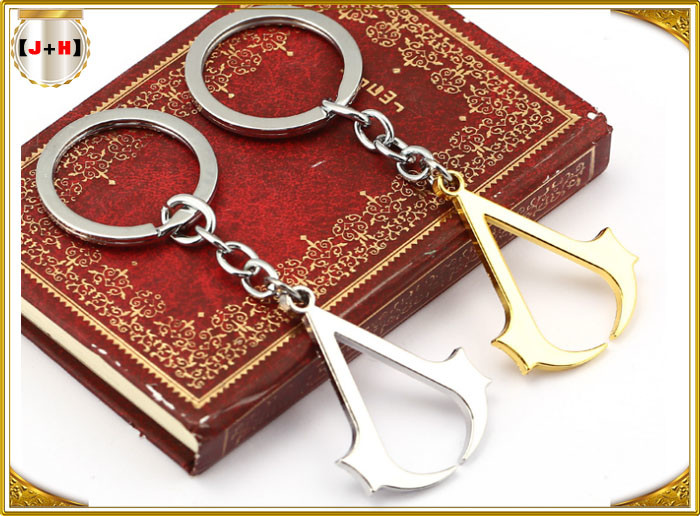 Various Design Personalised Metal Letter Keyrings , Personalized Name Keychains For Him