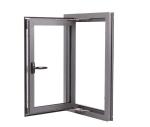 Thermal Break Clear Glass 1.4mm Aluminum Double Glazed Windows
