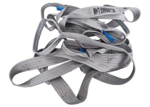 Wholesale 100% Polyester Woven Lifting Belt Webbing Sling Grey Color CE Certification from china suppliers
