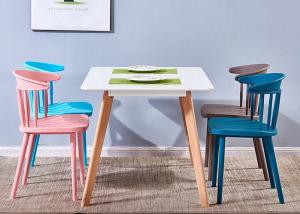 Wholesale Windsor Home Furniture Square Plastic Dining Chairs from china suppliers