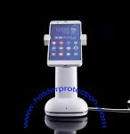COMER anti-theft cable locking systems for gsm smartphone gripper alarm counter