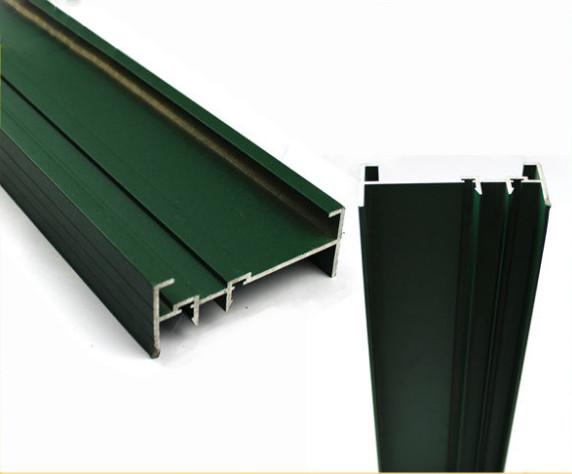 Corrosion Resistant Powder Coated Aluminium Extrusions Wardrobe Sliding Door