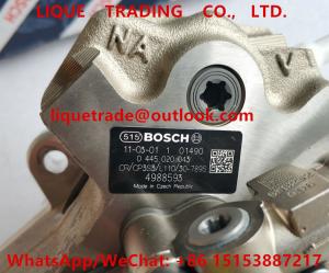 Wholesale BOSCH Common Rail Fuel Pump 0445020043 , 0 445 020 043 , 4988593 , 0445 020 043 , 445020043 from china suppliers