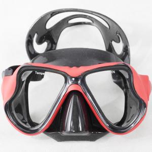Wholesale Tempered Glass Lens Diving Snorkel Mask Leak Proof For Easy Breath from china suppliers