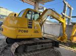 6 Ton Used Mini Excavator Used Komatsu Excavator PC60 7