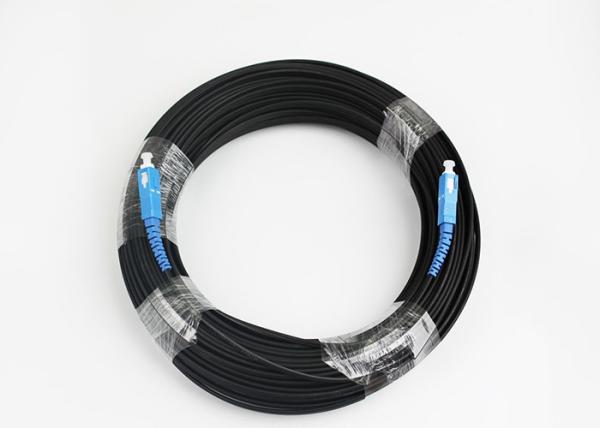 50M Outdoor Drop Cable SC UPC Simplex FTTH Drop Cable Single Mode Fiber Jumper