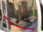 Green Color Electric Power Mini Sightseeing Bus Export USA And Europe