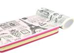 Wide Vintage Single Sided Writable Washi Tape