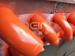 Wholesale ISO Wear Resistant Ceramic Tube Ceramic Lined Pipe For Mining from china suppliers