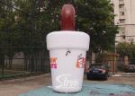 5m High Custom Shape Dunkin Donuts Advertising Inflatable Coffee Cup For Dessert