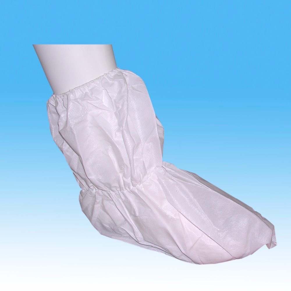 Waterproof Blue Disposable Shoe Covers Convenient With Diamond Embossed