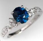 Synthetic Sapphire Al2O3 Blue Raw Gemstone Jewelry Industry High Hardness