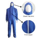Chemical Protective Coveralls Sterilization SMS Waterproof Dustproof Hooded
