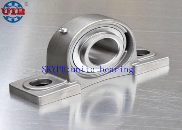 Low Noise SSF204 Bearing Housing Types , Stainless Steel High Precision Bearing