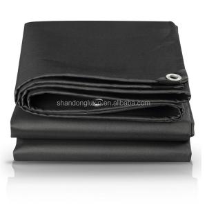 Wholesale Black Tarpaulin Rolls 200 Gsm for Multiple Industrial and Commercial Needs from china suppliers