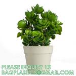 Fake Plants 16" Faux Plants Artificial Potted Plants Indoor for Home Office