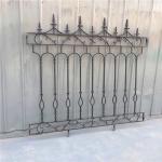Decorative Wrought Iron Fence Erosion Resistance Ornamental Fence Panels