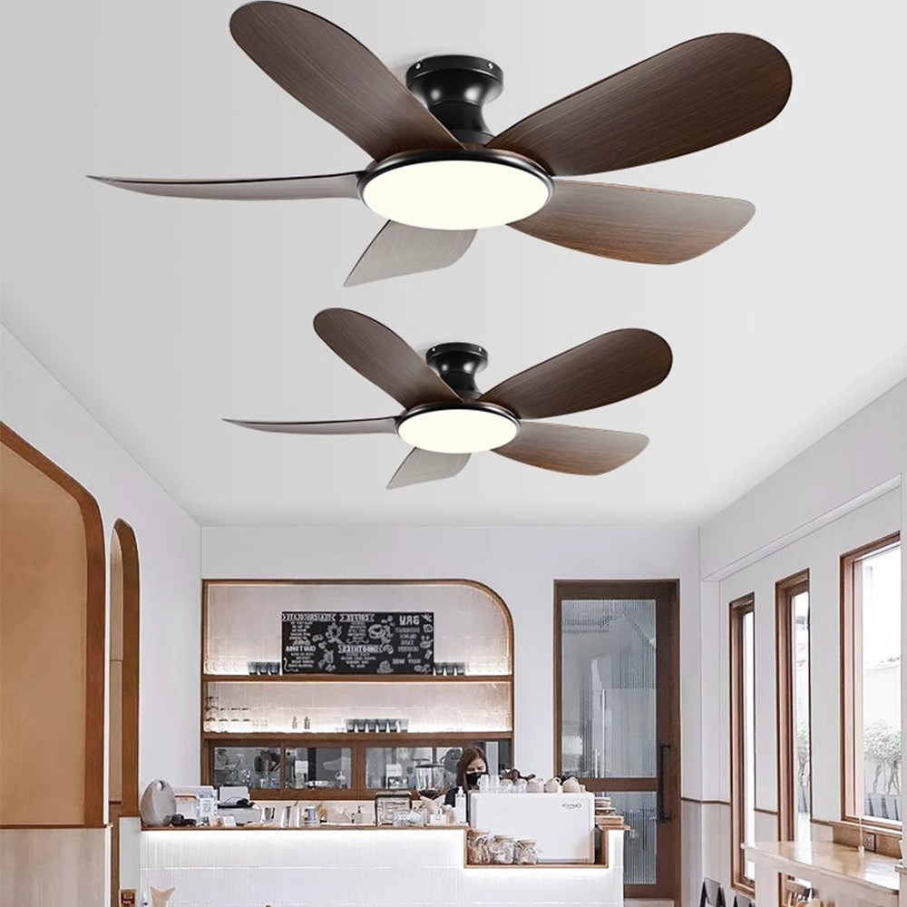 Home Living Room Decorative Lighting Fan Light Ceiling 48" Large Wind With Electric Fan Chandelier