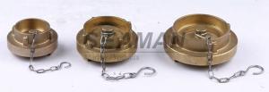 Wholesale Instanteneous / Storz / NST Brass Fire Hose Blanking Cap With Chain from china suppliers