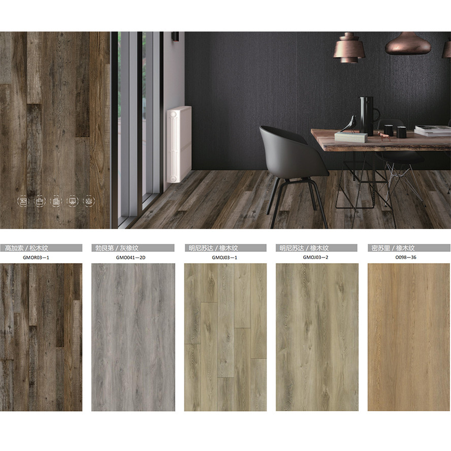 Waterproof Quick Click PVC Vinyl / SPC / WPC / Laminate Flooring For Residential And Commercial