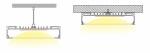 Large Waterproof Suspended LED Profile Aluminum Customized For Supermarket 142
