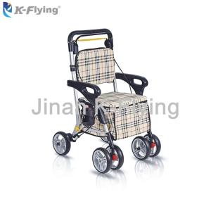 Wholesale Home Care Aluminum Adjustable Folding Handle Medical Walker Rollator Light from china suppliers