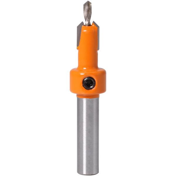 8mm HSS CNC Drill Bits 3 Flute Flat Counterbore Woodworking Router Bit Set